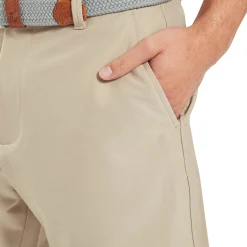 Performance Tapered Fit Short Beige