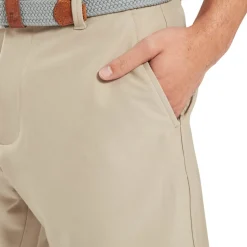 Performance Tapered Fit Short Beige