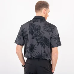 Playoff Polo 2.0 Floral Musta