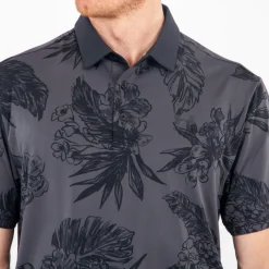 Playoff Polo 2.0 Floral Musta