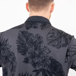 Playoff Polo 2.0 Floral Musta