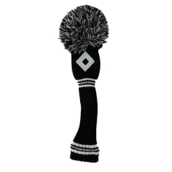 PomPom Hedcover FW Musta Valkoinen