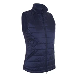 Quilted Puffer Vest Sininen