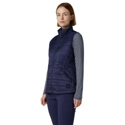 Quilted Puffer Vest Sininen