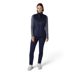Quilted Puffer Vest Sininen