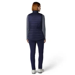 Quilted Puffer Vest Sininen