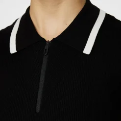 Ramona Knitted Polo Shirt Musta