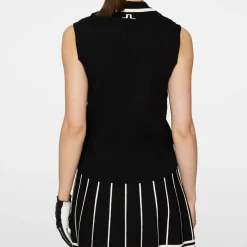 Ramona Knitted Polo Shirt Musta