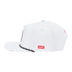Retro Golfer Snapback Valkoinen