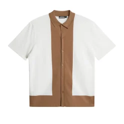 Rue Knitted Polo Shirt Valkoinen