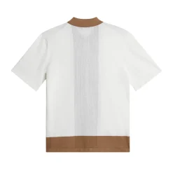 Rue Knitted Polo Shirt Valkoinen
