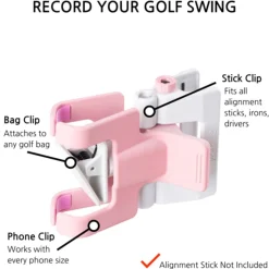 Selfiegolf Roosa Valkoinen