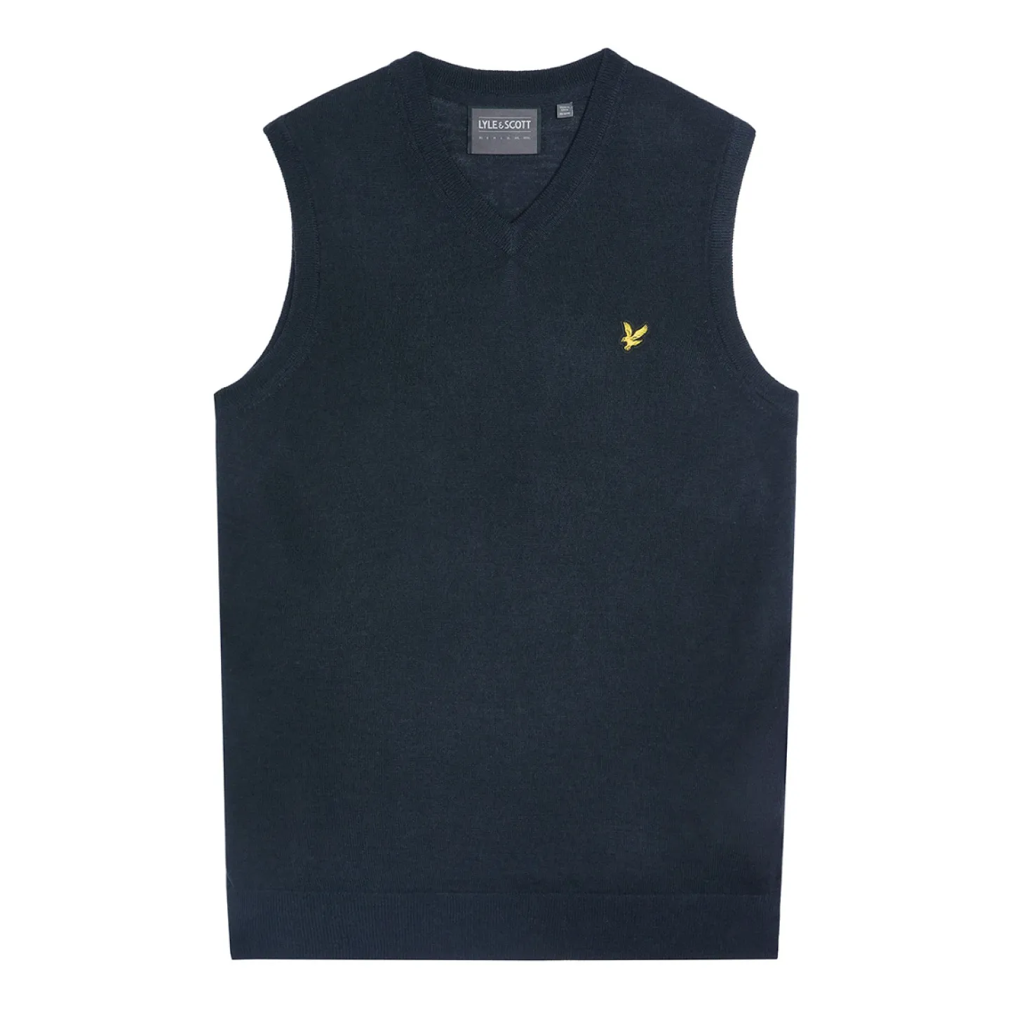 Slipover Merino Blend V-Neck Sininen