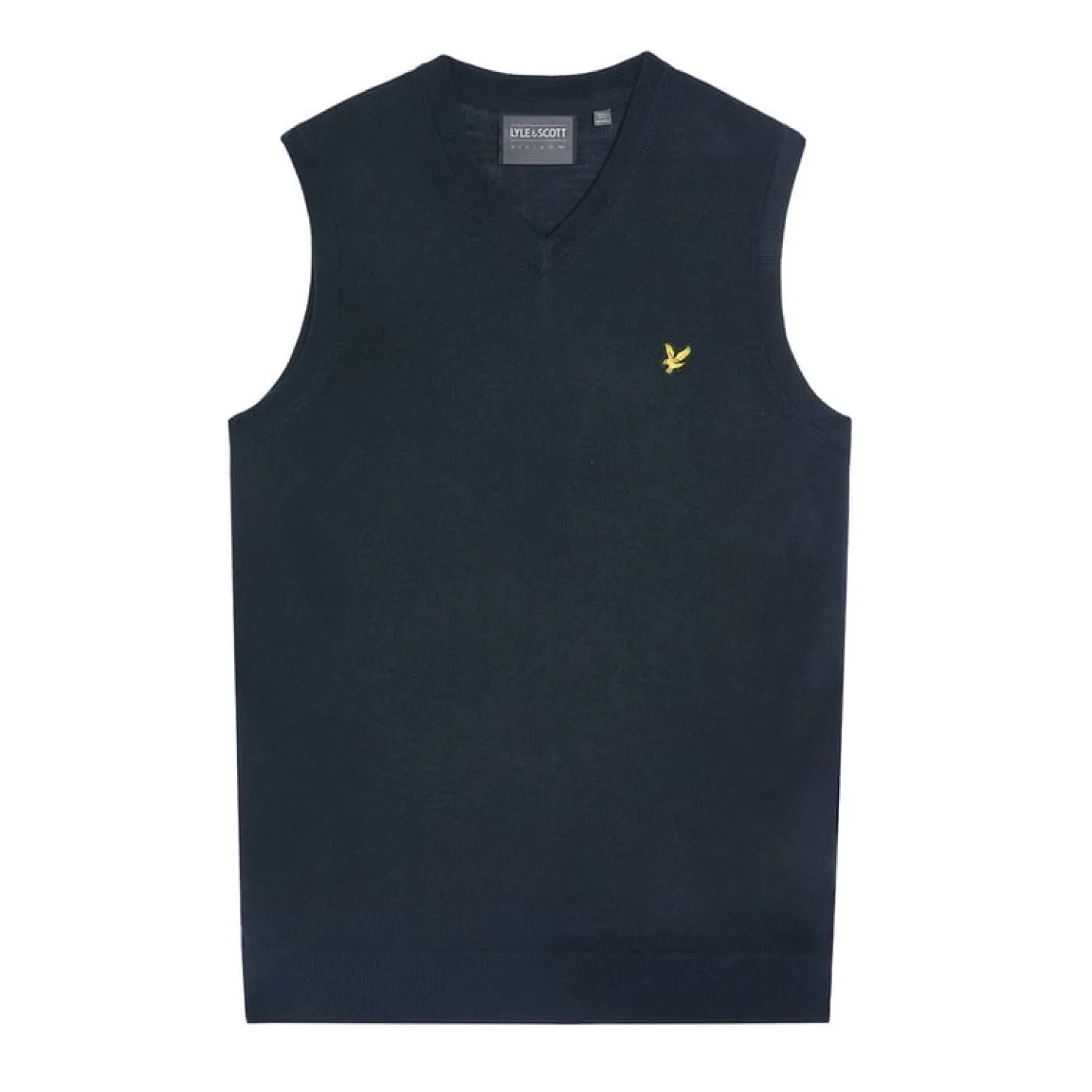 Slipover Merino Blend V-Neck Sininen
