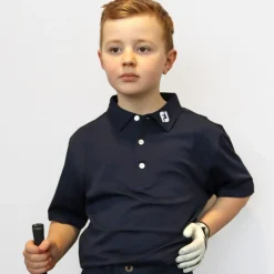 Stretch Pique JR Sininen