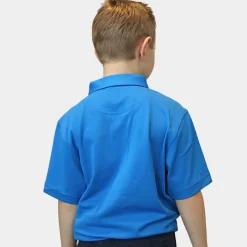 Stretch Pique JR Sininen