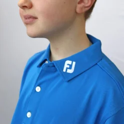 Stretch Pique JR Sininen