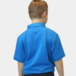 Stretch Pique JR Sininen