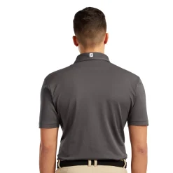 Stretch Pique Solid Harmaa
