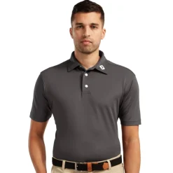Stretch Pique Solid Harmaa