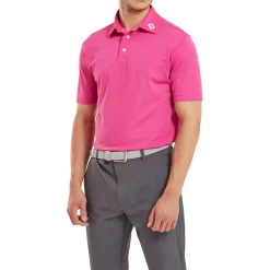 Stretch Pique Solid Roosa