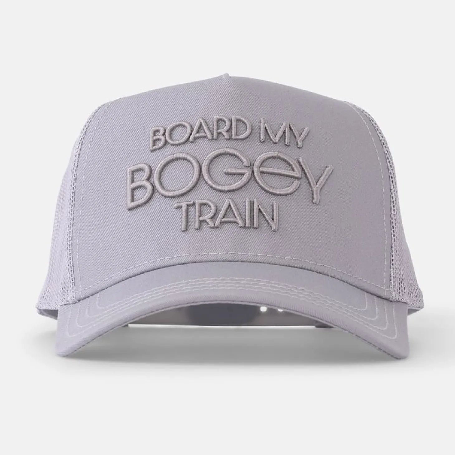 Trucker Cap 3D Board My Bogeytrain: Harmaa