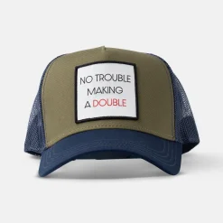 Trucker No Trouble Making a Double Vihreä Sininen