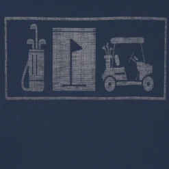 T-Shirt Graphic Crew: Sininen