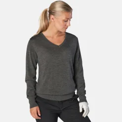 Vernon V-Neck Merino Harmaa
