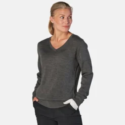 Vernon V-Neck Merino Harmaa