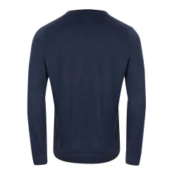 Vernon V-Neck Merino Sininen