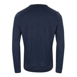 Vernon V-Neck Merino Sininen