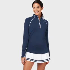 Veronica 1/4 Zip Sininen
