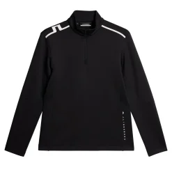 Vinnie Quarter Zip Mid Layer Musta
