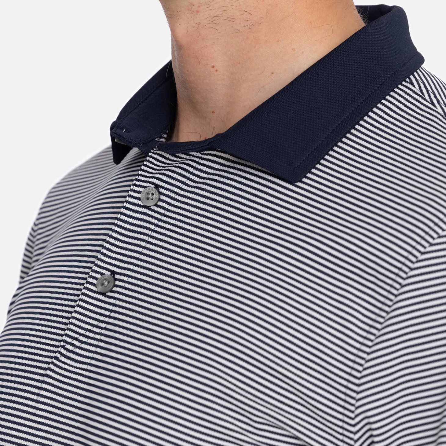 Virtue Polo Stripes Sininen