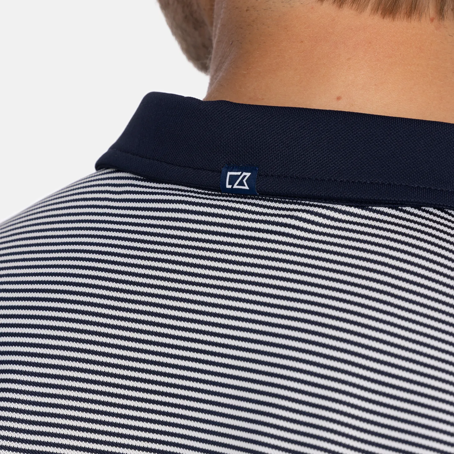 Virtue Polo Stripes Sininen