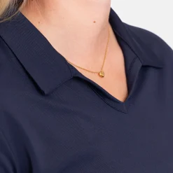 Virtue Polo V-Neck Sininen