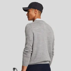 V-Neck Merino Blend Harmaa