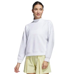 W Beyond Spacer Mock Layer Sweatshirt Valkoinen