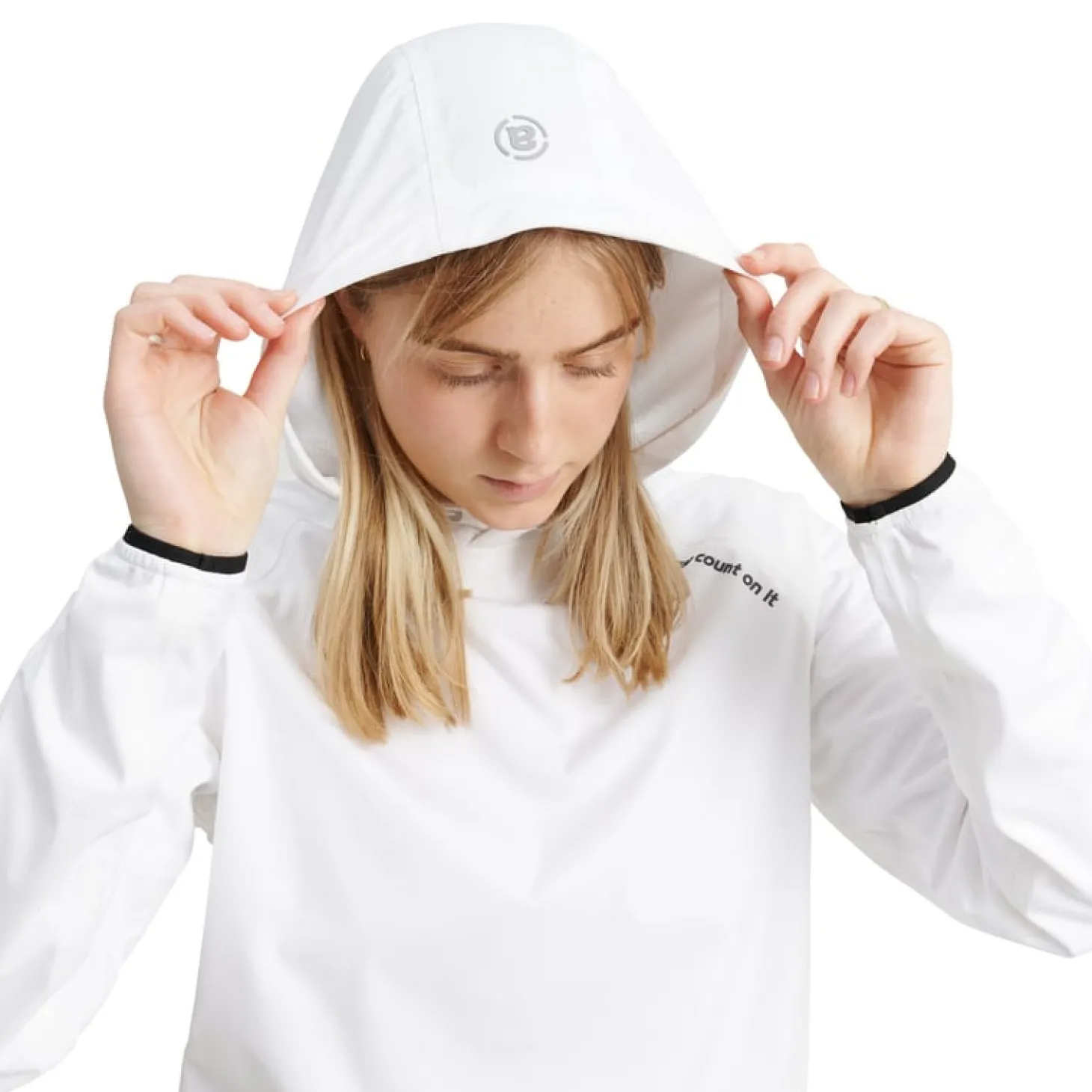 W Bounce Waterproof Hoodie Valkoinen