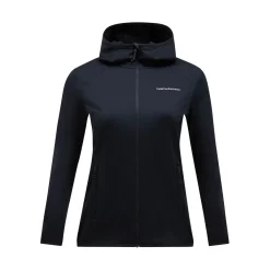 W Light Zip Hood Musta