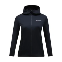 W Light Zip Hood Musta
