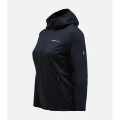 W Light Zip Hood Musta