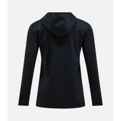 W Light Zip Hood Musta