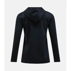 W Light Zip Hood Musta
