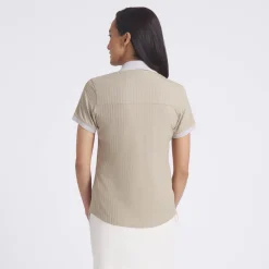 W Mattr Jacquard Stripe Ss