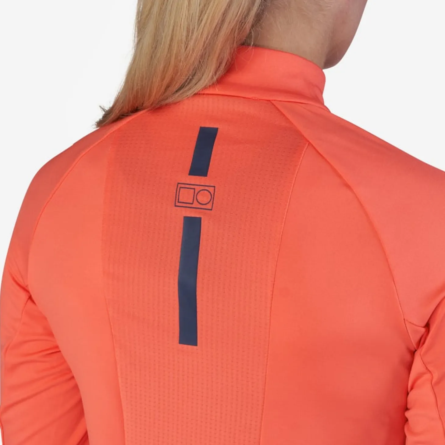 W Mid Layer LS Zip Punainen