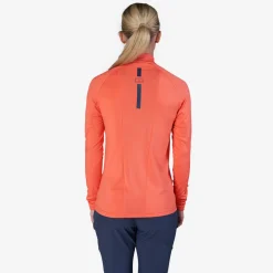 W Mid Layer LS Zip Punainen