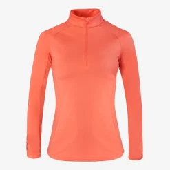 W Mid Layer LS Zip Punainen