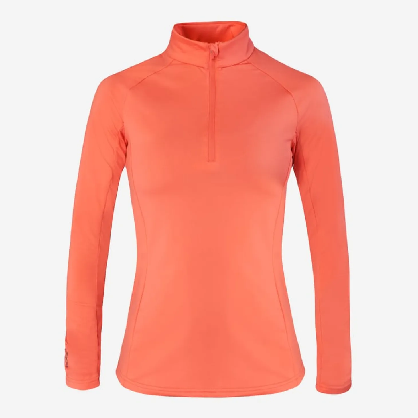 W Mid Layer LS Zip Punainen